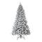 7.5ft. Pre-Lit Flocked Churchill Fir Artificial Christmas Tree , Color Changing LED Lights